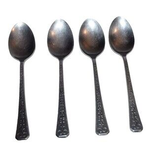 Interpur Stainless Flatware Japan FLORENZ 4 petal pattern Place Oval Soup spoons